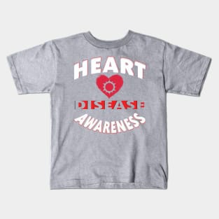 Heart disease awareness month Kids T-Shirt